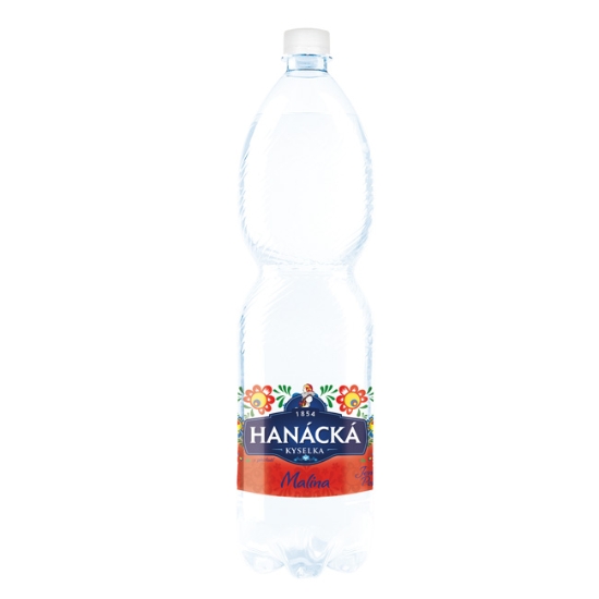 Obrázek Hanácká jemně perlivá - malina 1,5 l / 6 ks