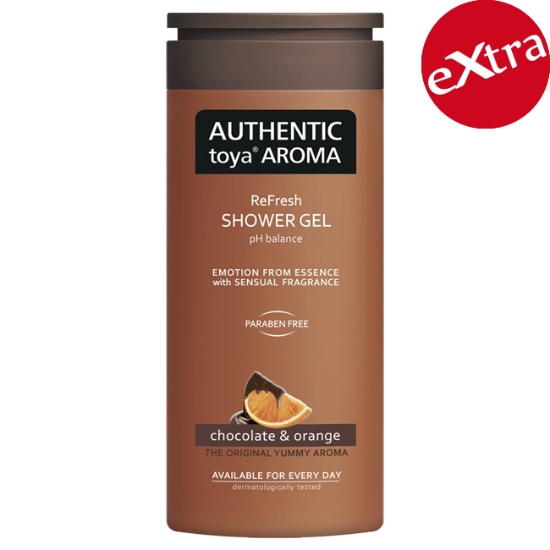 Obrázek Sprchový gel AUTHENTIC chocolate & orange 400 ml