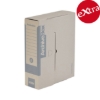 Obrázek Krabice archivační EMBA A4 WIND 330 x 260 x 90 mm - šedá