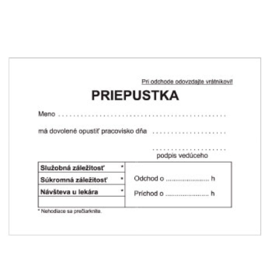 Obrázek Priepustka A7 SK S 043