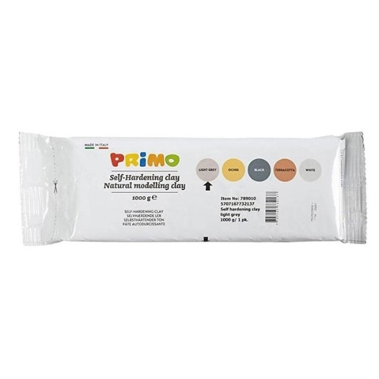 Obrázek Samotvrdnoucí hmota Primo, šedá, 1 000 g