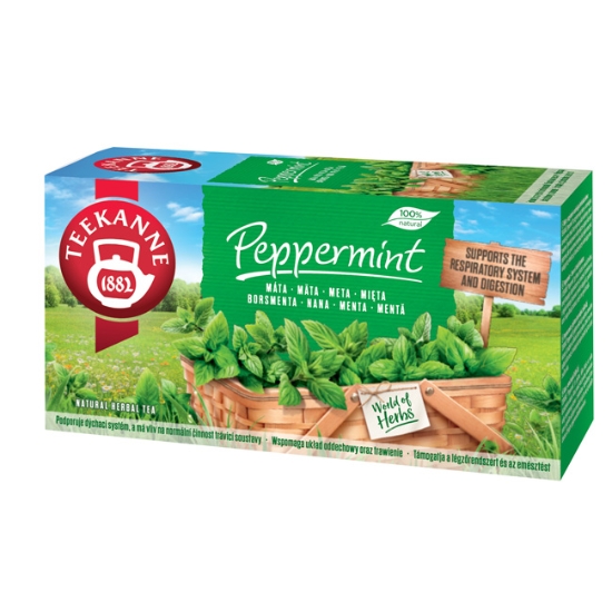 Obrázek Čaj TEEKANNE Peppermint mátový / 20 sáčků