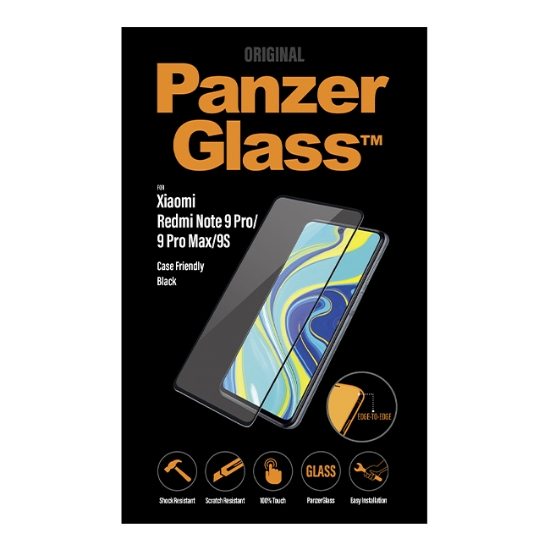 Obrázek PanzerGlass Edge-to-Edge pro Xiaomi Redmi Note 9 Pro/9 Pro Max/9S černé