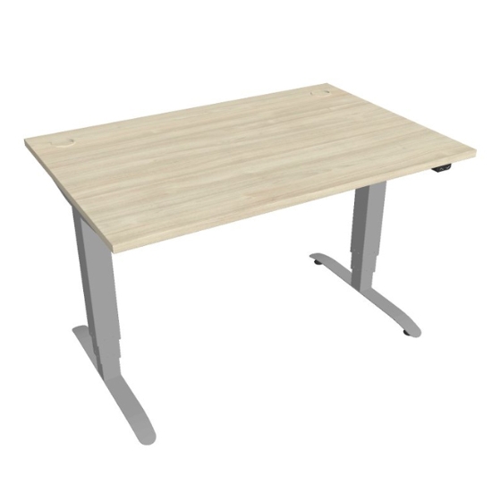 Obrázek Stůl výškově stavitelný MS 3 1200 - akát / šedý kov