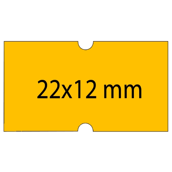 Obrázek Etiketa COLA-PLY 22 x 12 mm - oranžová / 1250 etiket