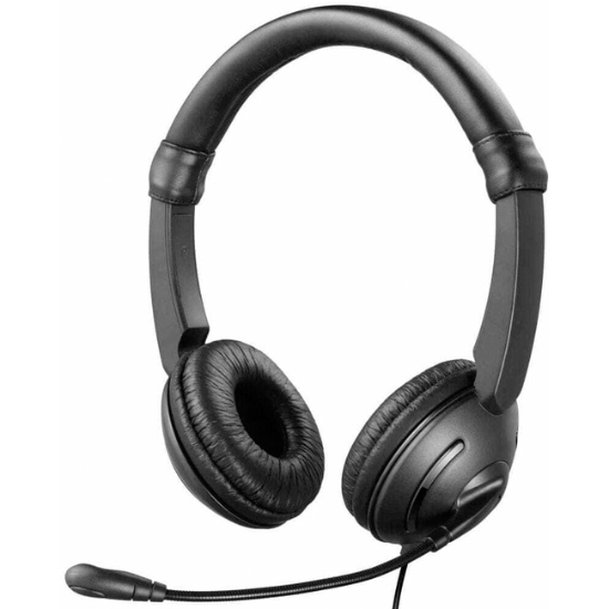 Obrázek Sluchátka Sandberg PC MiniJack SAVER headset s mikrofonem - černá