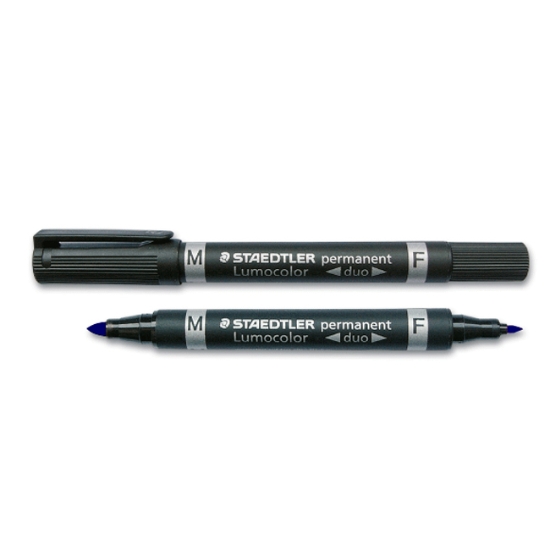 Obrázek Popisovač Staedtler Lumocolor DUO - modrá