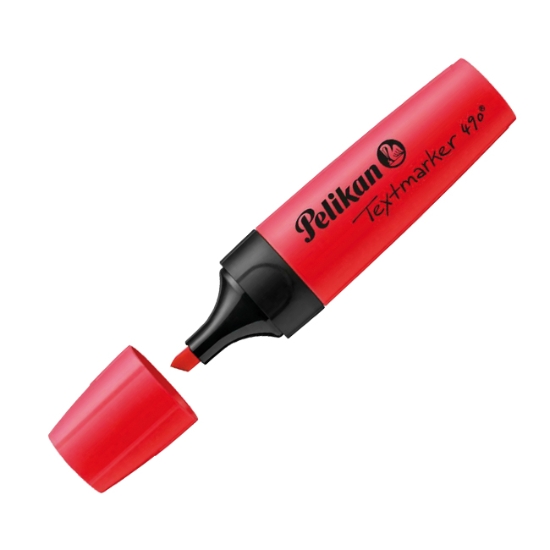 Obrázek Zvýrazňovač PELIKAN Textmarker 490 - červená