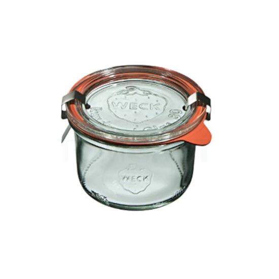 Obrázek Zavařovací sklenice Weck Sturz 200 ml, víčko ø 80 mm s příslušenstvím / 12 ks