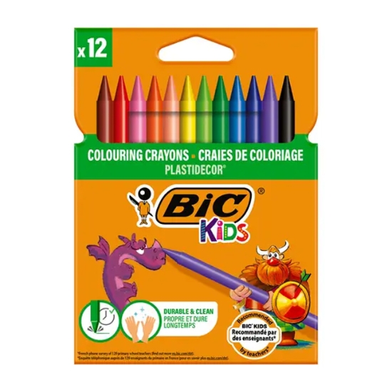 Obrázek Voskovky BIC Plastidecor / 12ks