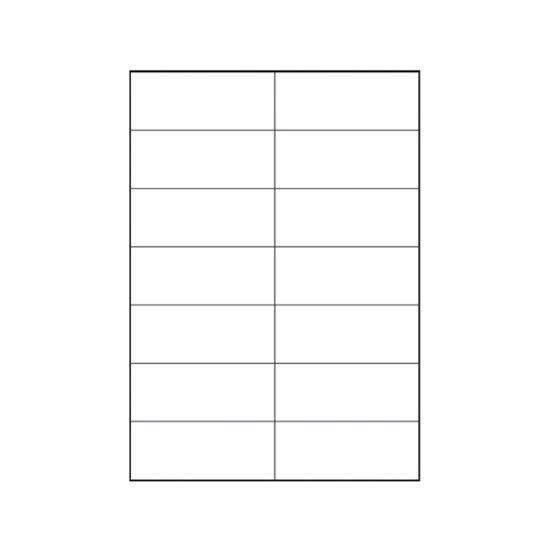 Obrázek Etiketa Print 105x42,3 A4 ECONOMY  / 100 archů