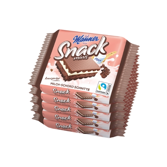 Obrázek Manner Snack Milch-Schoko 25g / 5 ks