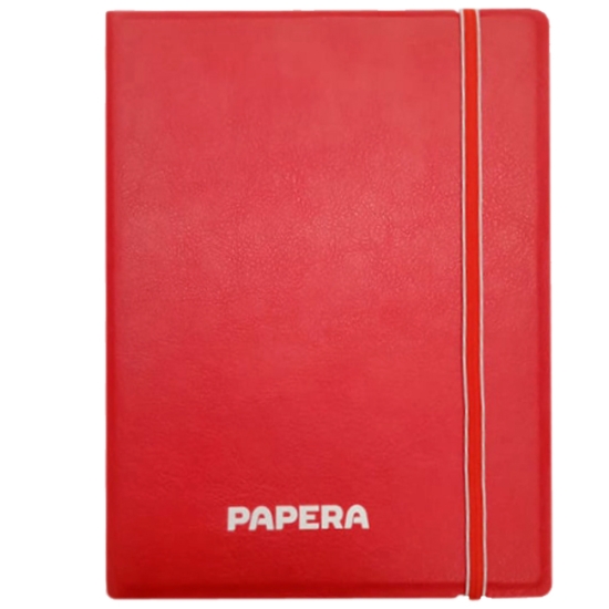 Obrázek Blok Filofax Notebook - červená,  s logem PAPERA