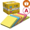 Obrázek Bloček samolepicí Post-it 76x76 mm - ENERGETIC / 6x100