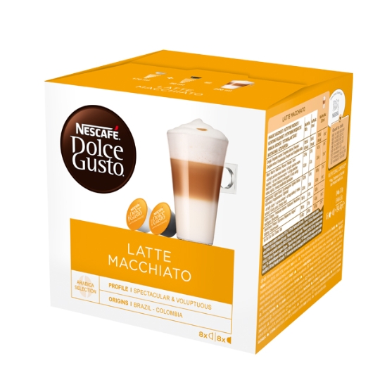 Obrázek Nescafé DG Latte Macchiato 8+8 kapslí 