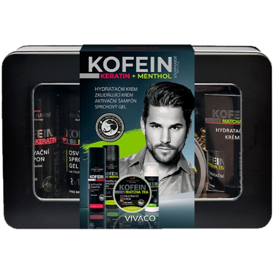 Obrázek Dárkový box péče pro muže s kofeinem