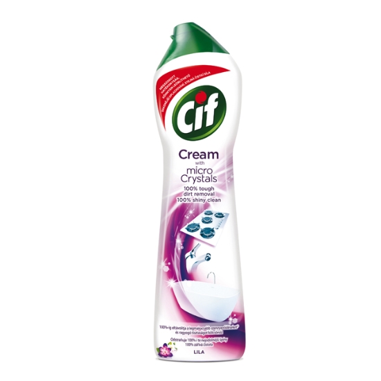 Obrázek Písek tekutý CIF Cream 500 ml - Lila Flower