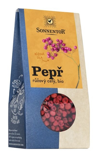 Obrázek Pepř růžový bio, celý 20 g