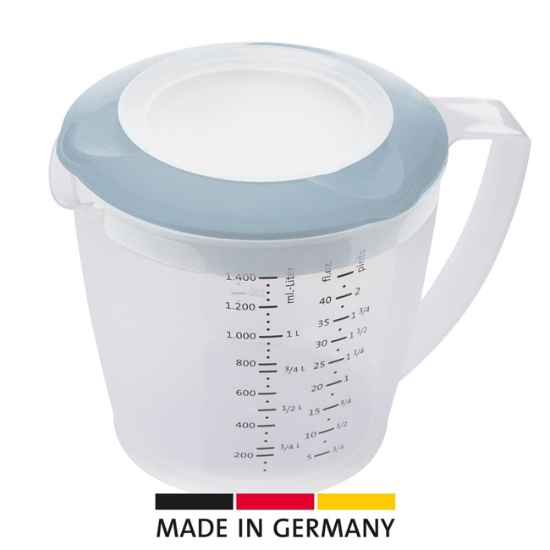 Obrázek Mixovací hrnek s víčkem, „Helena“, 1,4 l, modrá