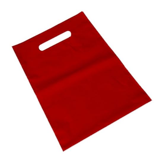 Obrázek Taška s průhmatem PE 380 x 450 + 50 mm - červená