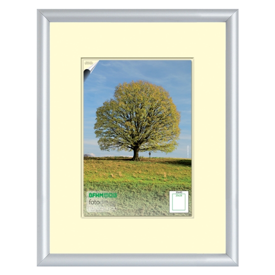 Obrázek Plastový rámeček A3 / 29,7 x 42 cm - stříbrná