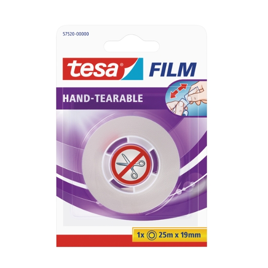 Obrázek Rukou trhatelná páska 19 mm x 25 m Tesafilm®