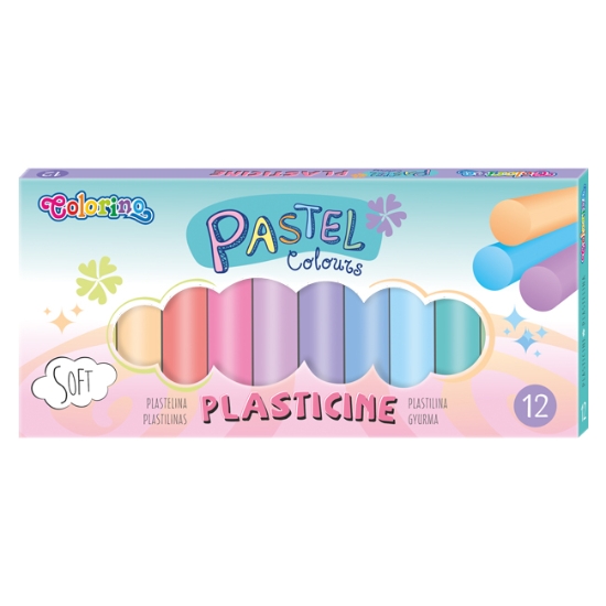 Obrázek Hmota modelovací Colorino pastel 12 barev