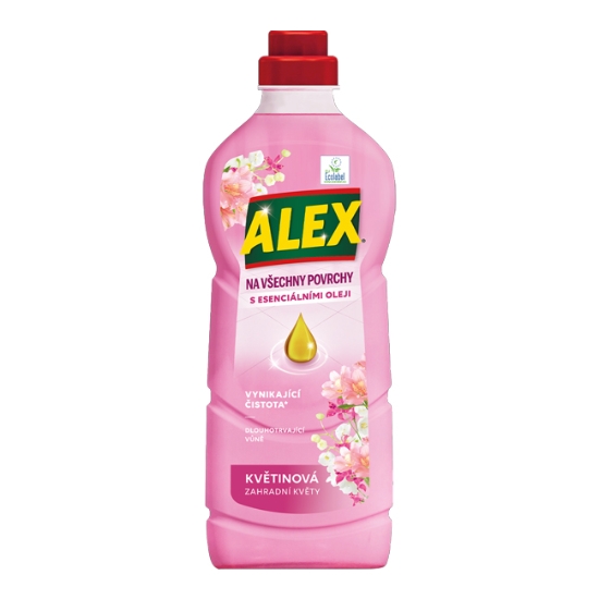 Obrázek Čistič univerzální Alex na všechny povrchy, zahradní květy, 1L