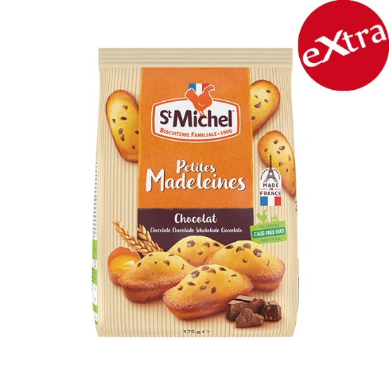 Obrázek St Michel Mini Madlenky s kousky čokolády 175g