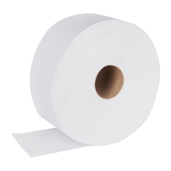 Obrázek Papír toaletní JUMBO průměr 260 mm, 2 vrstvy, recykl / 6 ks (010204)