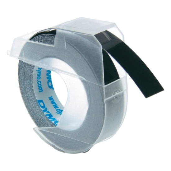 Obrázek Dymo páska 9mm x 3m plastová - černá