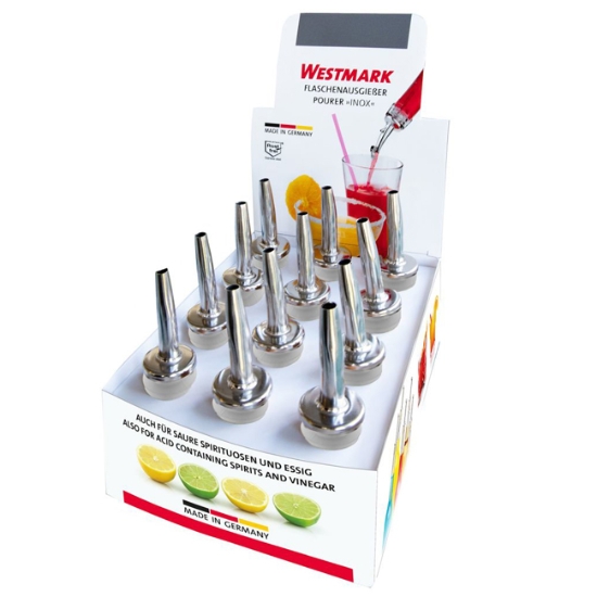 Obrázek Nálevka silikonová INOX GASTRO / 12 ks