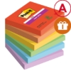 Obrázek Bloček samolepicí Post-it Super Sticky 76 x 76 mm - PLAYFUL / 6 x 90 l 