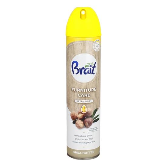 Obrázek Brait leštěnka na nábytek, mandle, 350 ml