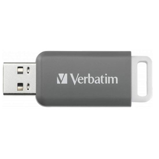 Obrázek USB flash 128GB 2.0 DataBar šedý Verbatim