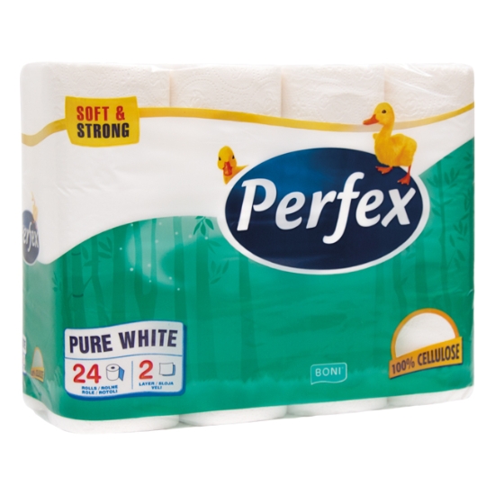 Obrázek Papír toaletní Boni Perfex / 24 ks