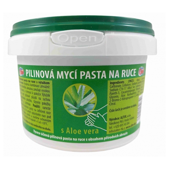 Obrázek Pasta mycí na ruce pilinová GO! s aloe vera 500 g (Londena)