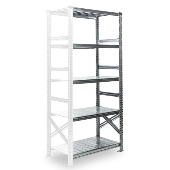 Obrázek Regál SUPER výška 1972 x hloubka 800 mm x šířka 900 mm - přístavný