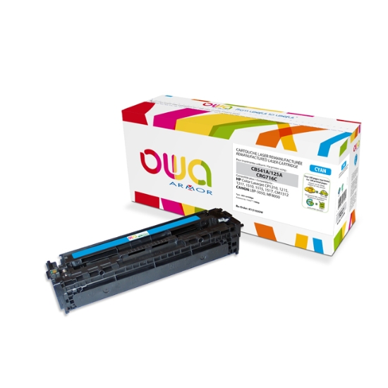 Obrázek OWA (ARMOR) toner HP CB541A cyan,1.400 str.