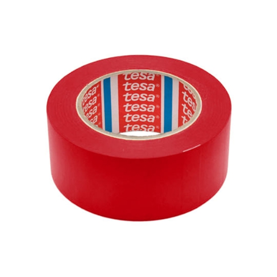 Obrázek Páska značkovací podlahová TESA 50 mm x 33 m - červená