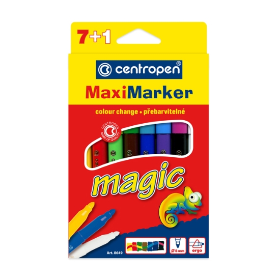 Obrázek Popisovač CENTROPEN 8649 MAGIC / 8 ks