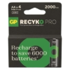 Obrázek Nabíjecí baterie GP ReCyko Pro Professional AA (HR6)/4 ks