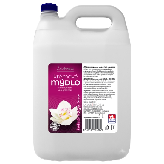 Obrázek Krémové mýdlo LAVONEA  kašmír & orchidea 5 l