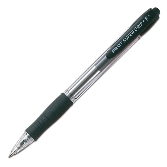 Obrázek Pero kuličkové PILOT Super Grip - černá