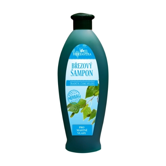 Obrázek Šampon březový Herbavera s panthenolem 550 ml