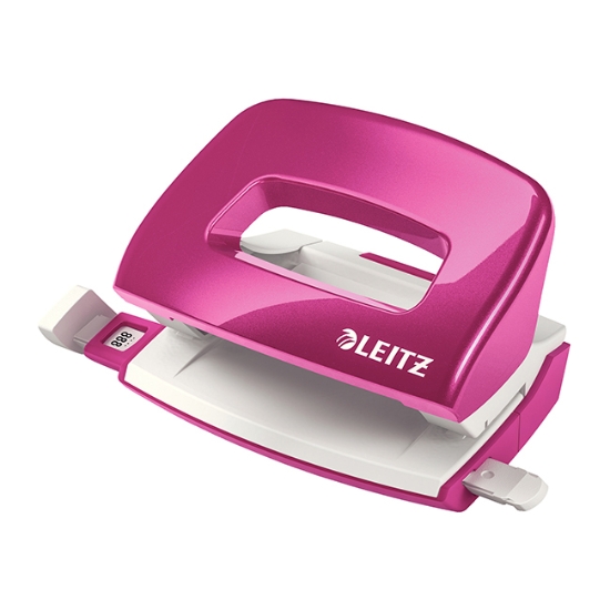 Obrázek Mini děrovačka LEITZ NeXXt WOW 5060 - metalická růžová