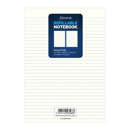 Obrázek Náplň Filofax Notebook A5 likovaná / 32 listů