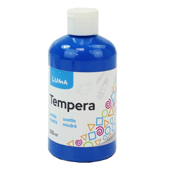 Obrázek Barvy temperové LUMA 250ml modrá světle