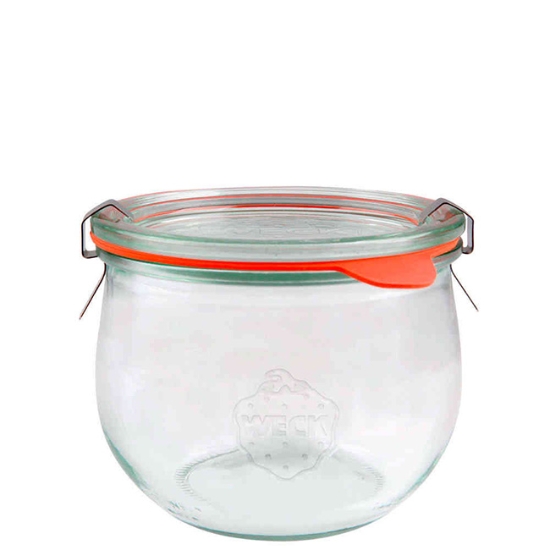 Obrázek Sklenice Weck Tulpe 580 ml, víčko ø 100 mm s příslušenstvím / 6 ks