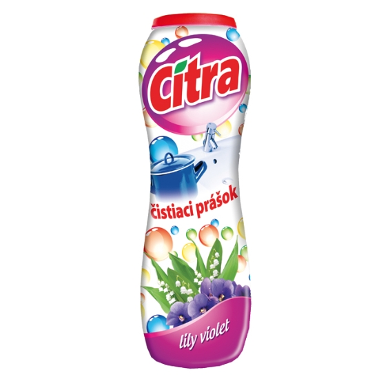 Obrázek Prášek na nádobí CITRA 400 g - květinová vůně